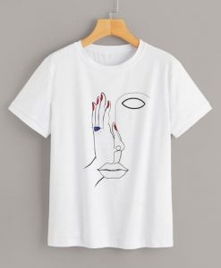 Abstract Figure T-shirt FD01