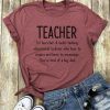 Women T-Shirt Teacher EC01