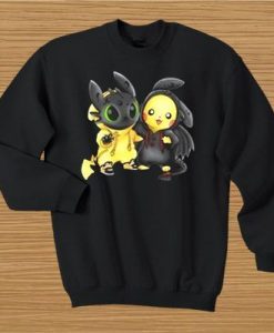 Baby Toothless Pikachu Sweatshirt VL4D