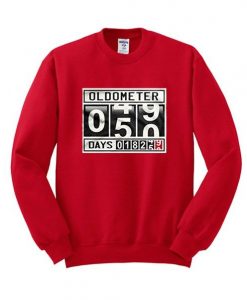 Oldometer Red Sweatshirt VL4D
