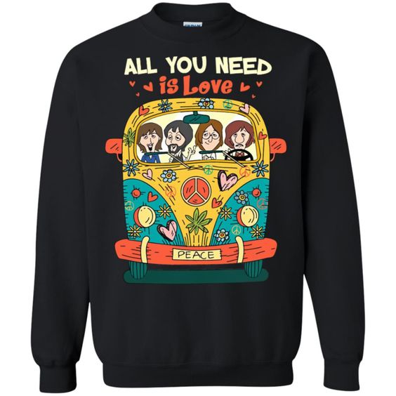 The Beatles Pullover Sweatshirt VL4D