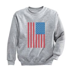 American Flag Usa Sweatshirt EL6F0