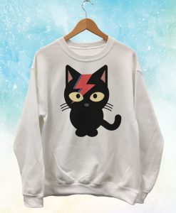 Bowie Black Cat Sweatshirt AL22AG0