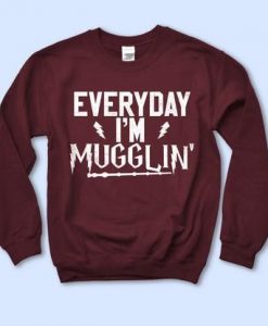 Everyday I'm Mugglin Sweatshirt AL22AG0